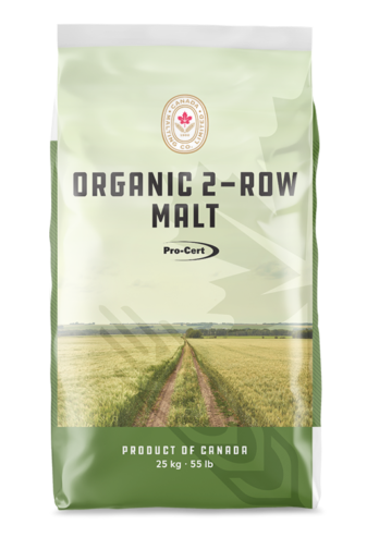 Organic 2-Row Malt package 